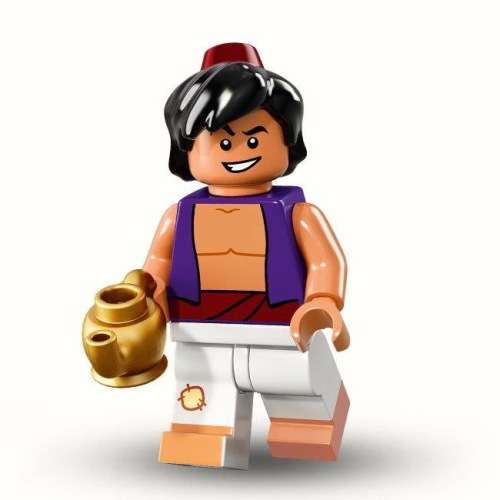 LEGO ALADDIN (Number 4 of 18) DISNEY SERIES Minifigure !! RARE ! Sealed In Unopened Packet !