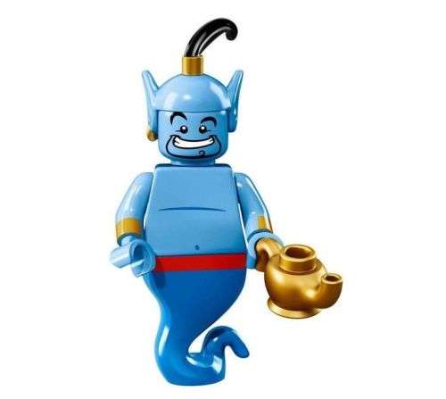 LEGO GENIE (Number 5 of 18) DISNEY SERIES Minifigure !! RARE ! Sealed In Unopened Packet !