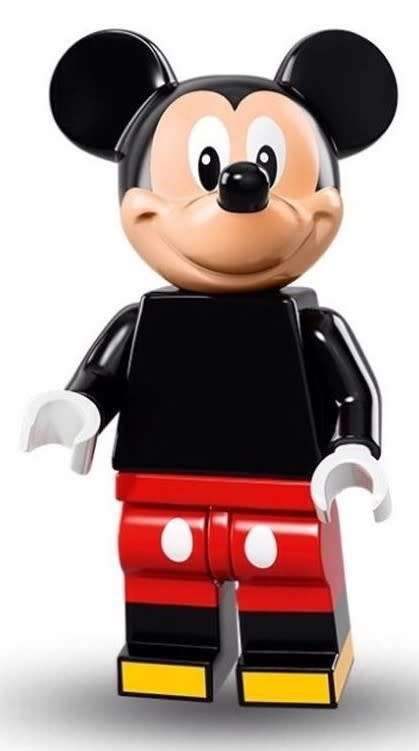 LEGO MICKEY MOUSE (Number 12 of 18) DISNEY SERIES Minifigure !! RARE ! Sealed In Unopened Packet !
