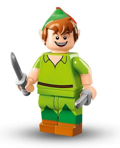 LEGO PETER PAN (Number 15 of 18) DISNEY SERIES Minifigure !! RARE ! Sealed In Unopened Packet !