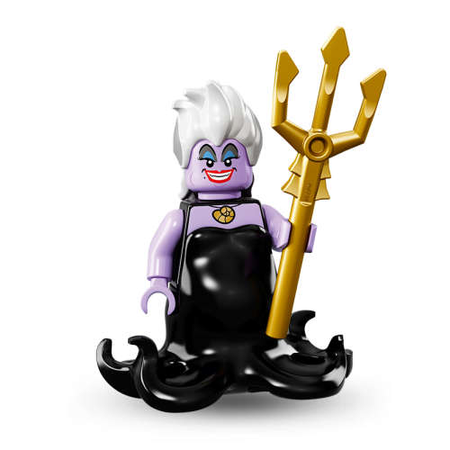 LEGO URSULA (Number 17 of 18) DISNEY SERIES Minifigure !! RARE ! Sealed In Unopened Packet !