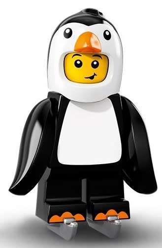 LEGO PENGUIN BOY (Number 10 of 16) SERIES 16 Minifigure !! Sealed In Unopened Packet !!