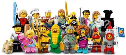 LEGO SERIES 17 COMPLETE SET OF 16 MINIFIGURES !! All Sealed In Unopened Packets !!