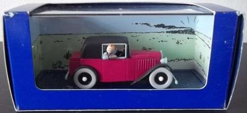 TINTIN SPIDER COUPE. MIXED DESIGN #13 ! Orreille Cassee ! RARE + SOUGHT AFTER !! MINT + Box !! HERGE