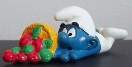 Original Vintage CLUMSY SMURF !!! EXCELLENT !! 1983 W.Germany !! RARE !! Smurfs!