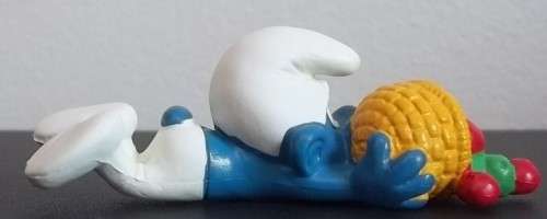 Original Vintage CLUMSY SMURF !!! EXCELLENT !! 1983 W.Germany !! RARE !! Smurfs!