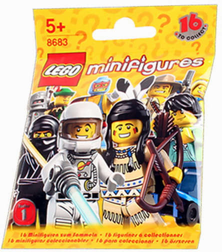 LEGO SERIES 1 DEEP SEA DIVER (Number 15 of 16) RARE Minifigure !! Sealed In Unopened Packet !!