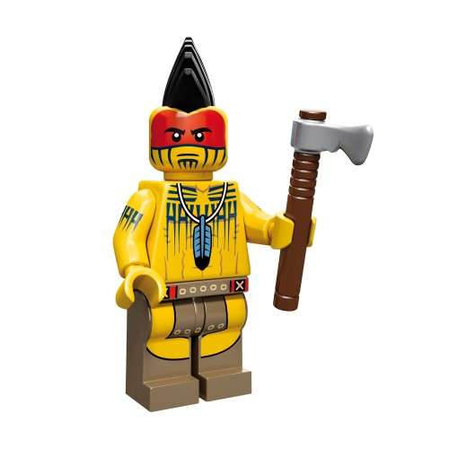 LEGO TOMAHAWK WARRIOR (Number 5 of 16) SERIES 10 Minifigure !! Sealed In Unopened Packet !!