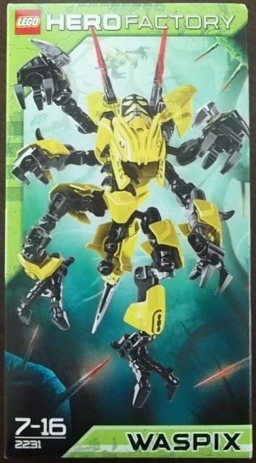 WASPIX !! 2231 HERO FACTORY !! LEGO MINT in Sealed Unopened Box  !!! EXCELLENT !
