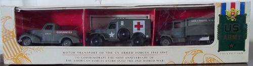 Lledo MILITARY US ARMED FORCES 1941-1942 LIMITED EDITION COLLECTOR'S 3 PACK !!! RARE + VALUABLE  !