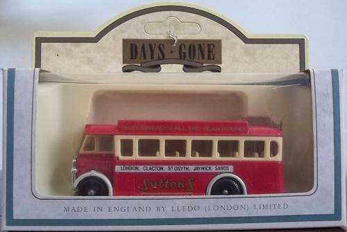 Lledo Suttons 1932 AEC REGAL SINGLE DECK BUS !! RARE ! + Original Box !