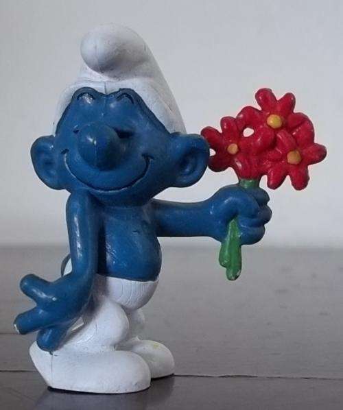 Original Vintage LOVER SMURF !! Peyo W. Germany !! GREAT CONDITION !! Smurfs!!