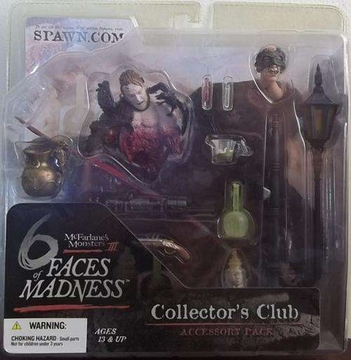 6 Faces Of Madness COLLECTOR'S CLUB EXCLUSIVE ! McFarlane ! Highly Collectible ! RARE + HIGH VALUE !