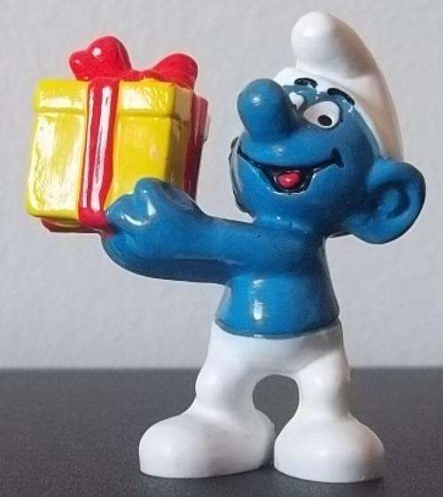 Original McDONALDS PROMO JOKEY SMURF SMURF ! RARE ! Smurfs! EXCELLENT