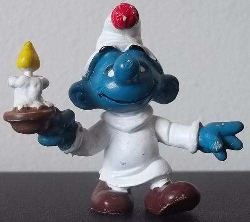 Original Vintage SLEEPY SMURF !! WEST GERMANY !! 1979 RARE + sought after ! Old Classic Smurfs!