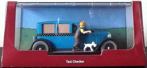 TINTIN 1929 CHECKER TAXI !! TINTIN en AMERIQUE ! RARE !! MINT + Original Box !! HERGE