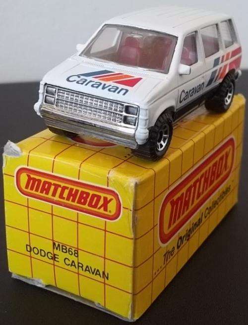 MATCHBOX DODGE CARAVAN MB-68 ! 1983 !! RARE ! + Original Box ! Matchbox!! EXCELLENT !