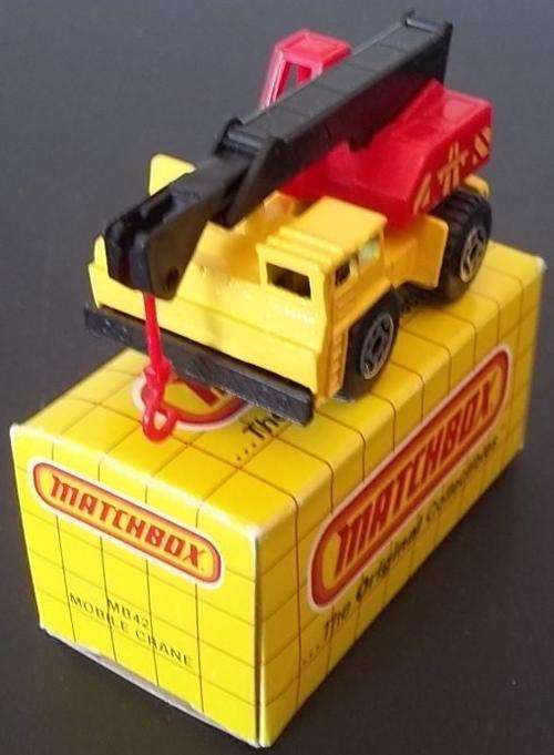 MATCHBOX MOBILE CRANE MB-42 ! 1990 !! RARE ! + Original Box ! Matchbox!! EXCELLENT
