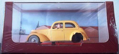 TINTIN ACCIDENT CAR !! LE CRABE AUX PINCES D'OR ! RARE !! MINT + SEALED Original Box !! HERGE