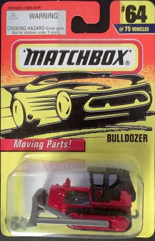 MATCHBOX #64 BULLDOZER ! MINT + Never Opened ! EXCELLENT !