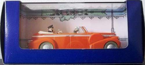 TINTIN 1938 CADILLAC FLEETWOOD !! #15 of 70 !! TINTIN AU TIBET ! + Original Box !! HERGE