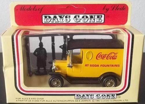 Lledo COCA - COLA  MODEL T FORD !!! RARE COLLECTIBLE ! MINT + Original Box ! EXCELLENT !!