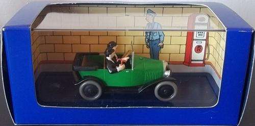 TINTIN CITROEN 5CV TORPEDO !! TINTIN AU PAYS DE L'OR NOIR ! #17 !RARE ! MINT + Original Box !! HERGE
