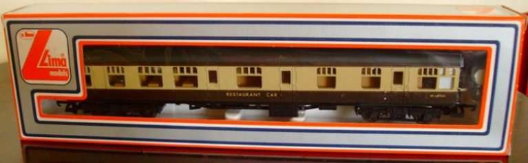 OO / HO gauge LIMA BR(W) RESTAURANT CAR W24670! Excellent condition ! Boxed ! VERY RARE ! Made Italy