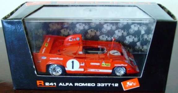 BRUMM 1/43 R241 ALFA ROMEO 33TT12 1000KM SPA 1975 #1 !! MINT with  Original Box !! EXCELLENT !