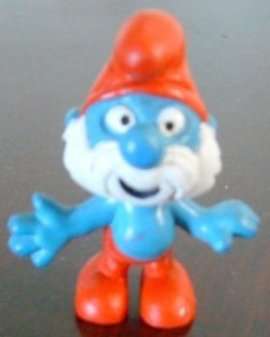 Original Vintage PAPA SMURF !! 1969 West Germany !! Smurfs!