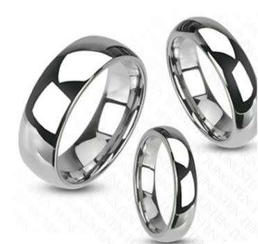 **FREE LOCAL SHIPPING**! Tradtional Domed Mirror Polished Titanium Wedding Ring Band 10