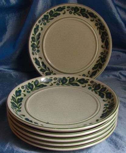 MIDWINTER:  "Caprice" Side Plates (6 in lot).  Take a moment and come have a look!