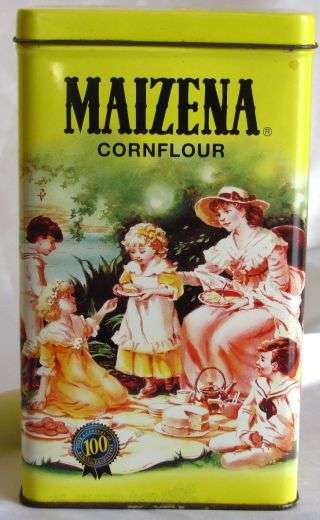 Great Maizena Centenary Tin!  Take a moment!