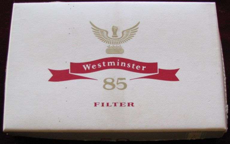 Westminster 85 Filter Cigarette Box