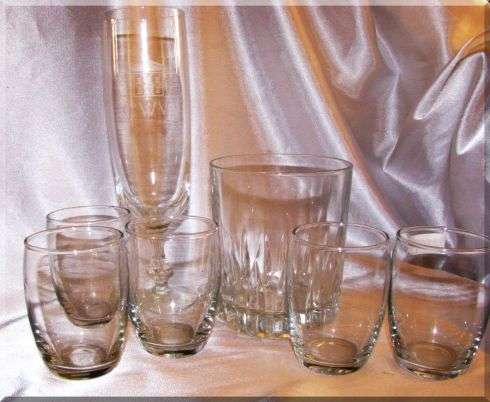 COLLECTION OF GLASSES, LOVELY!!