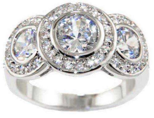 **INTERNATIONAL SHIPPING!**3.72 CTW HEIRLOOM ROMANESQUE BRILLIANT DIAMOND CUT ENGAGEMENT RING SIZE 8