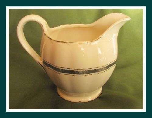 Grindley Creampetal Jug with Silver Bands- Take a look!