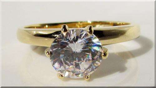 2.00CTW BRILLIANT  ENGAGEMENT ANGLED SOLITAIRE RING  size 9