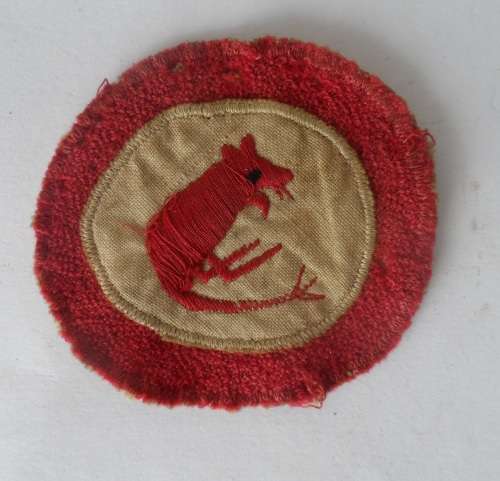 Desert Rats - 7th Armoured Division WW2 - patch