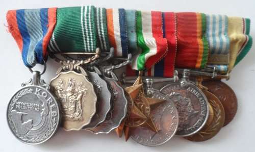 Korean War Medal Group - SAAF