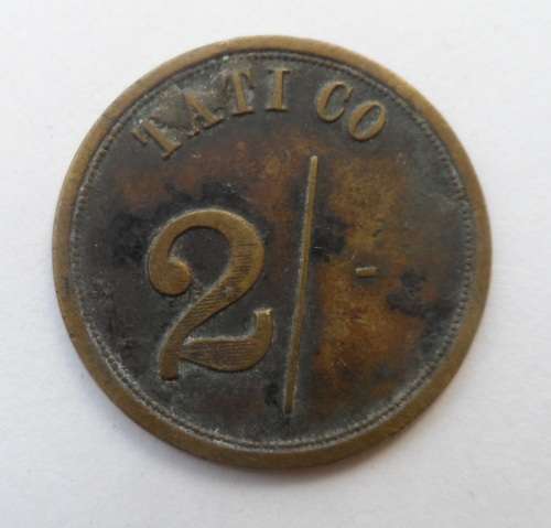 Tati - S/Rhodesia - Bechuanaland Token 2/