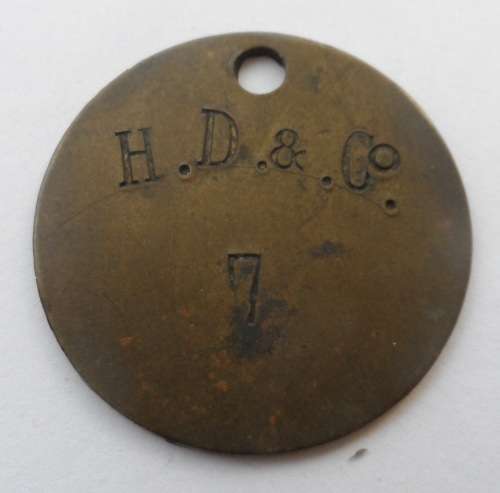 Hudson, Donaldson & Co. Token  - 7