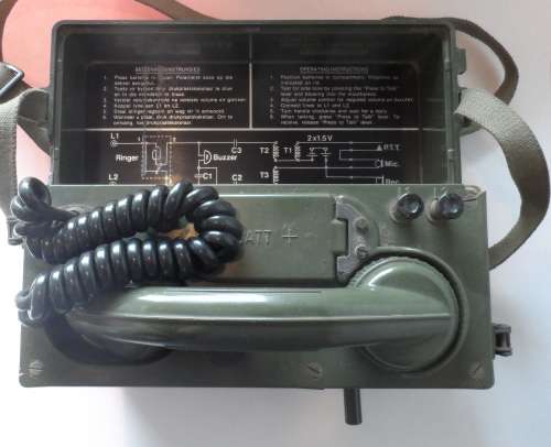 Border War Era Field Telephone