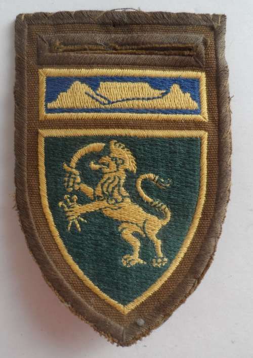 9 SA Infantry Embroidered Shoulder Flash