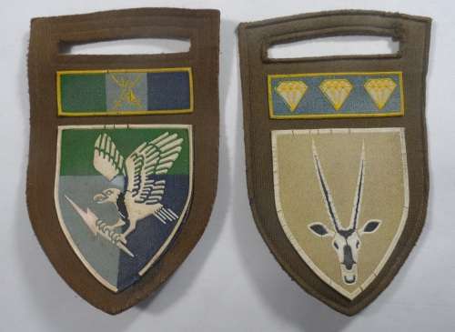 2x Rubberised Shoulder Flashes