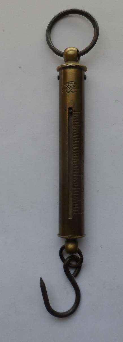 Vintage Salter Tubular Spring Balance Scale