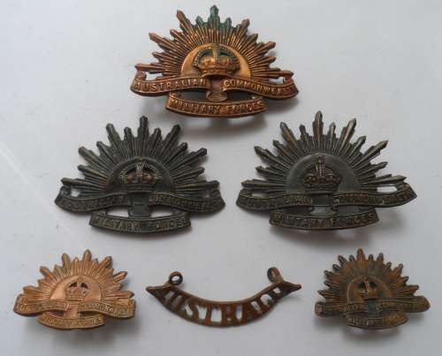 Australian Commonwealth Military Forces Badges