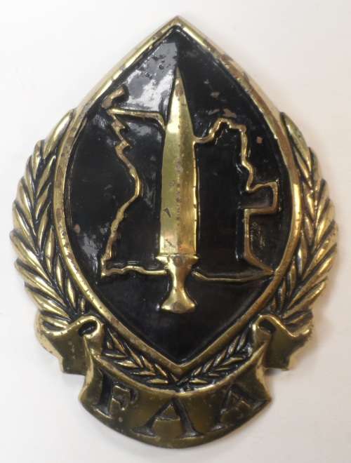Angolan Armed Forces Plaque - F.A.A