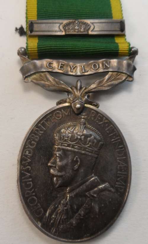 Efficiency Medal - Ceylon