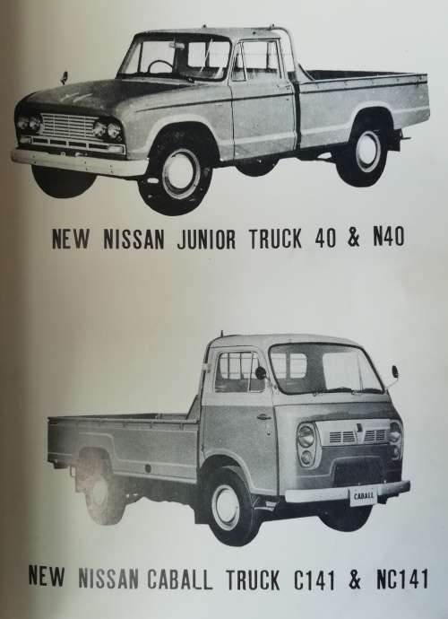 Nissan Junior & Caball Workshop Manual